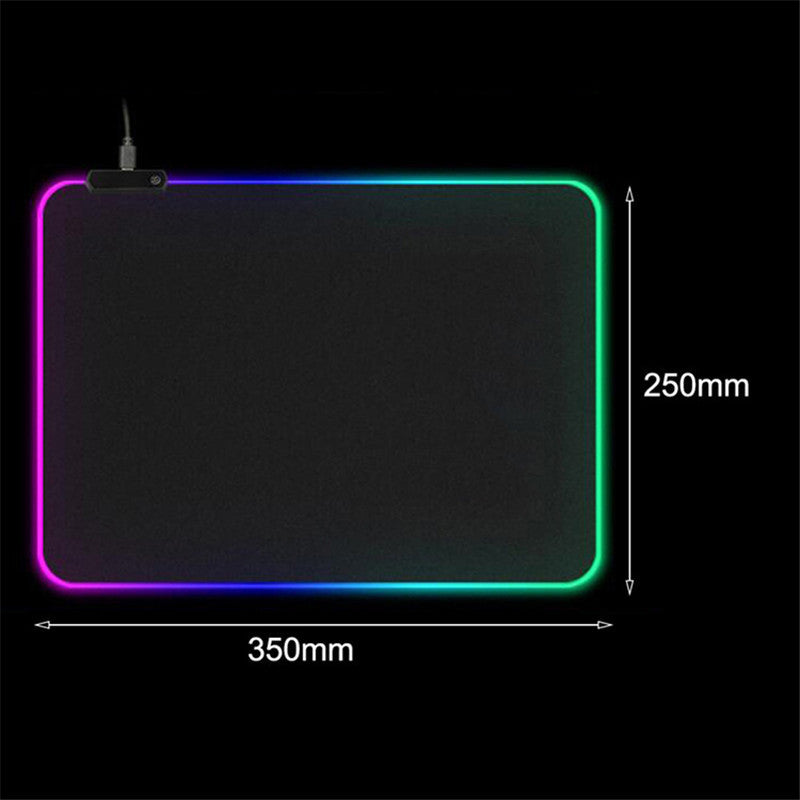 Large Thickened Luminous RGB Gaming Competitive Keyboard Table Mat