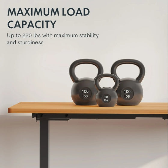 Electric Standing Desk Whole Piece Adjustable Height Desk Home Office Computer Workstation Sit Stand Up Desk