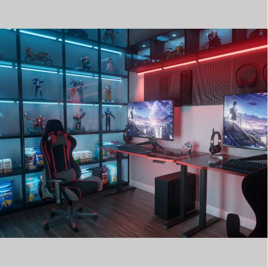 Electric Standing Desk Whole Piece Adjustable Height Desk Home Office Computer Workstation Sit Stand Up Desk